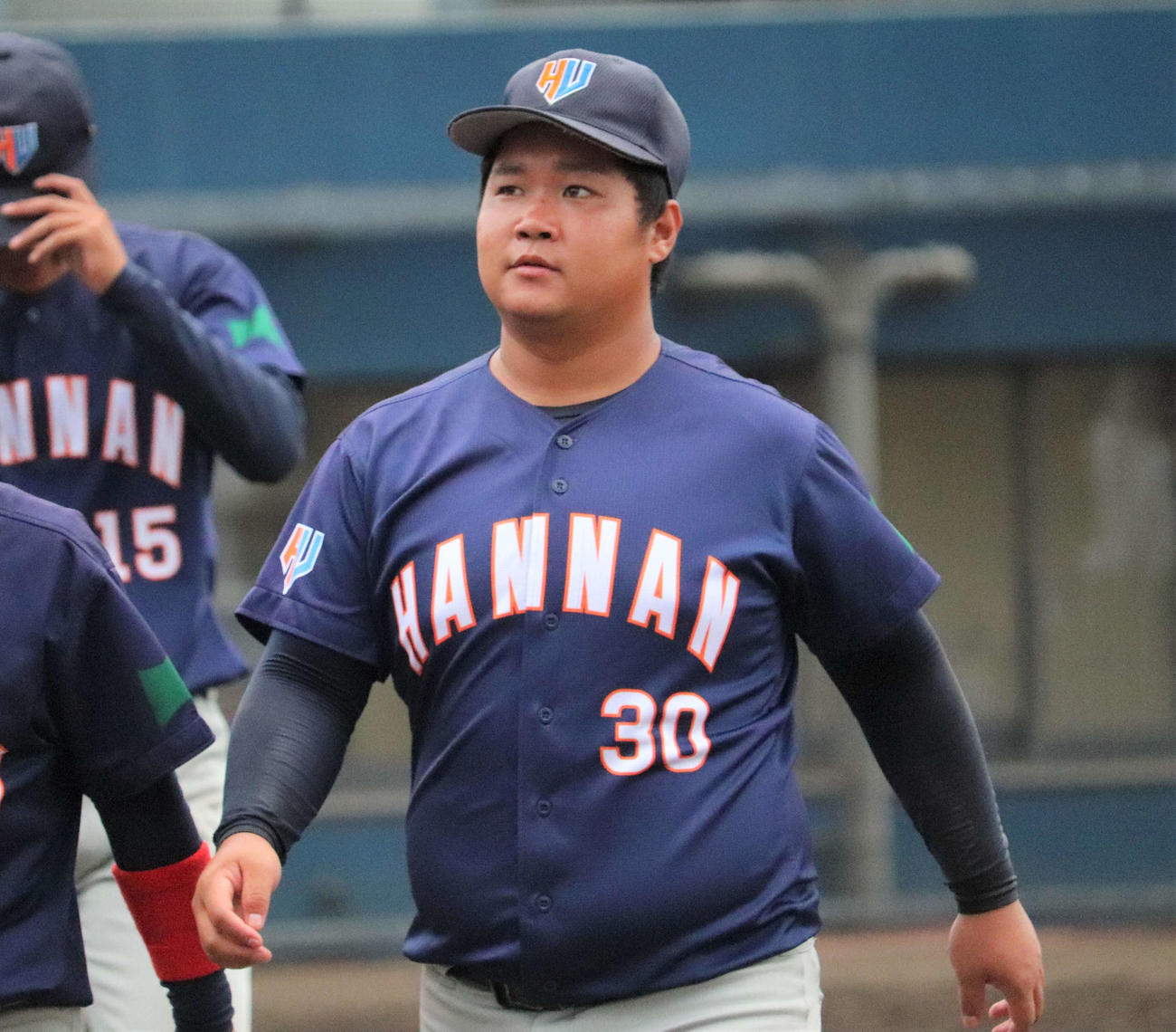 4打数3安打4打点と躍動した、阪南大4番の山口竜平（撮影・中島麗）