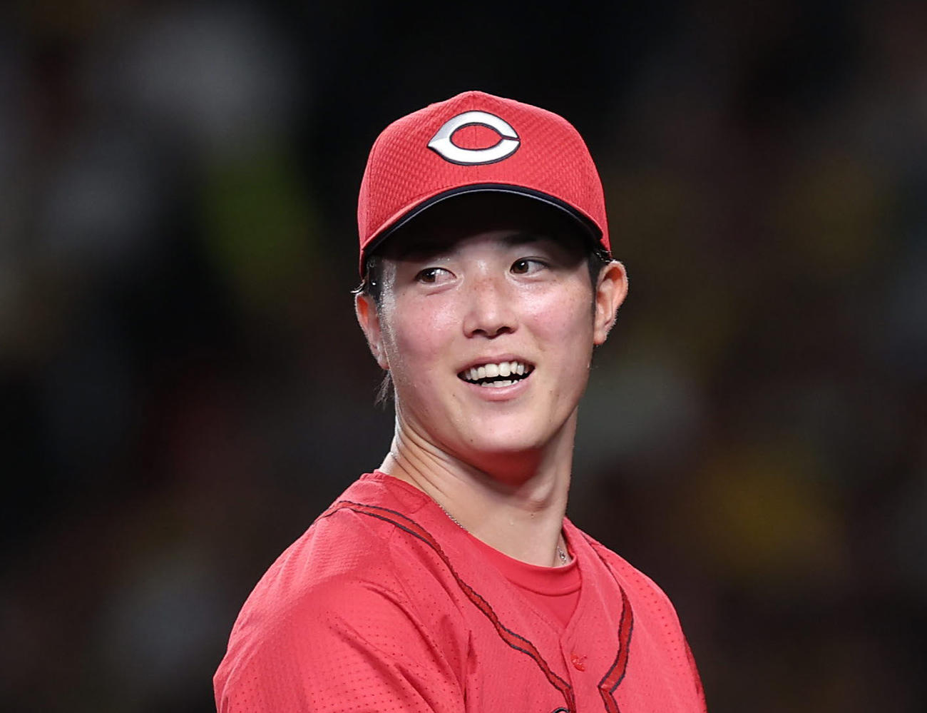 広島森下暢仁（2023年7月29日撮影）