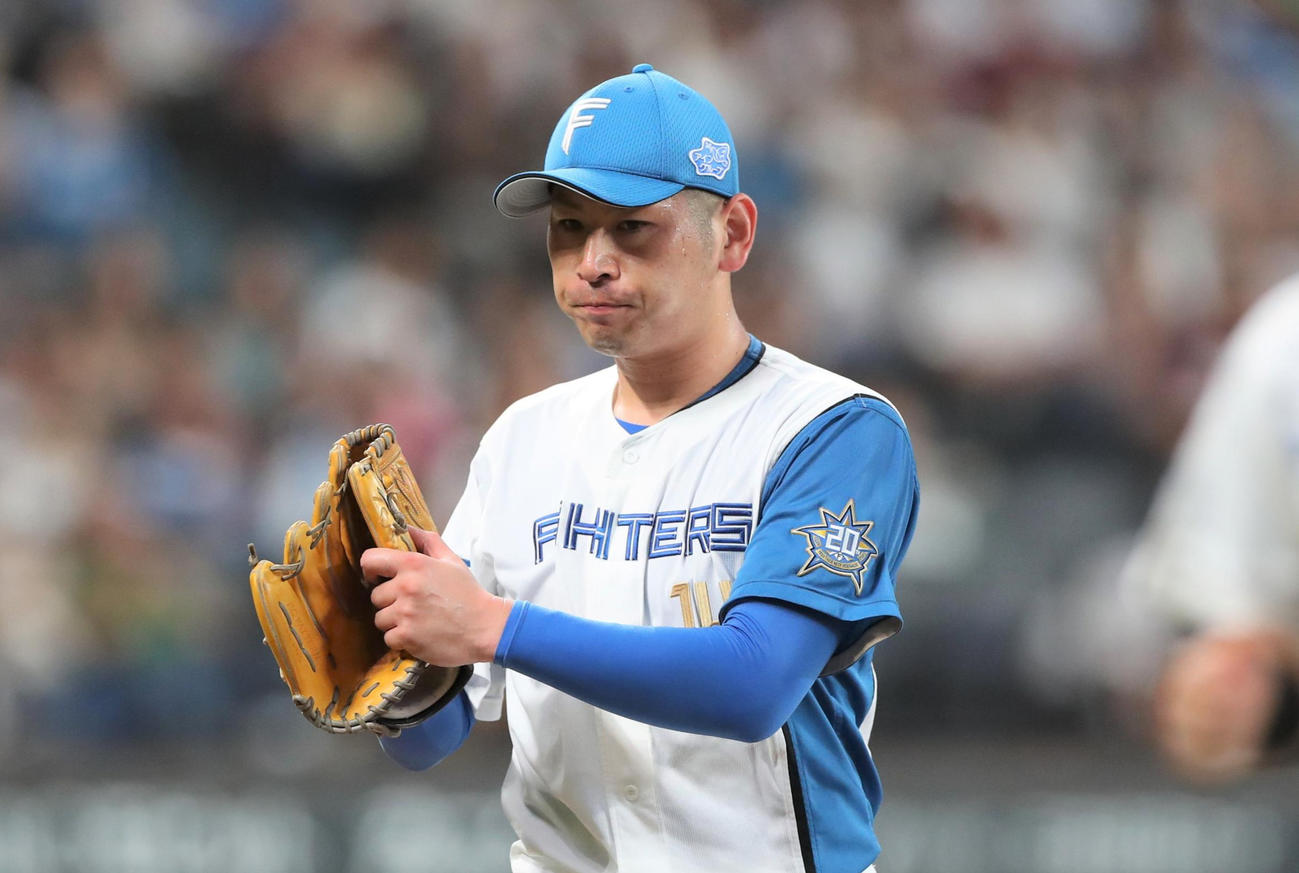 日本ハム加藤貴之（2023年8月22日撮影）