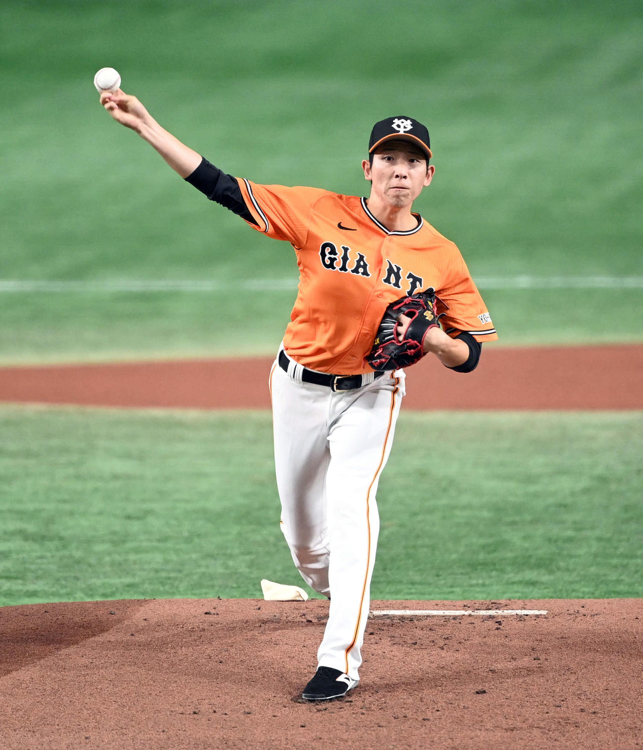 巨人対中日　巨人の先発戸郷（撮影・たえ見朱実）