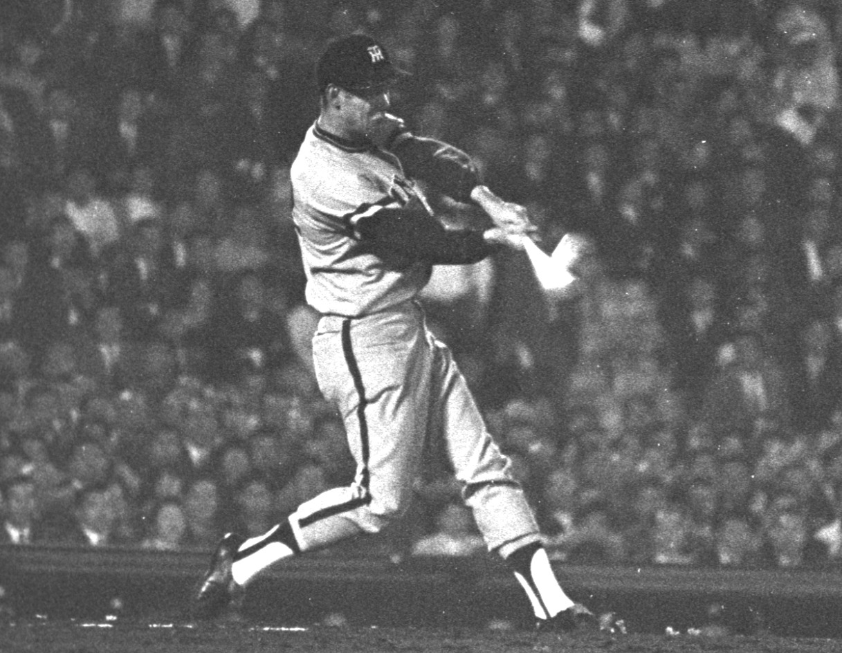 1969年、阪神田淵幸一の打撃フォーム
