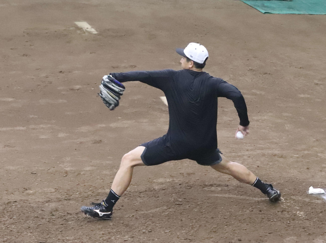 ジャイアンツ球場で調整した巨人大勢（撮影・小早川宗一郎）