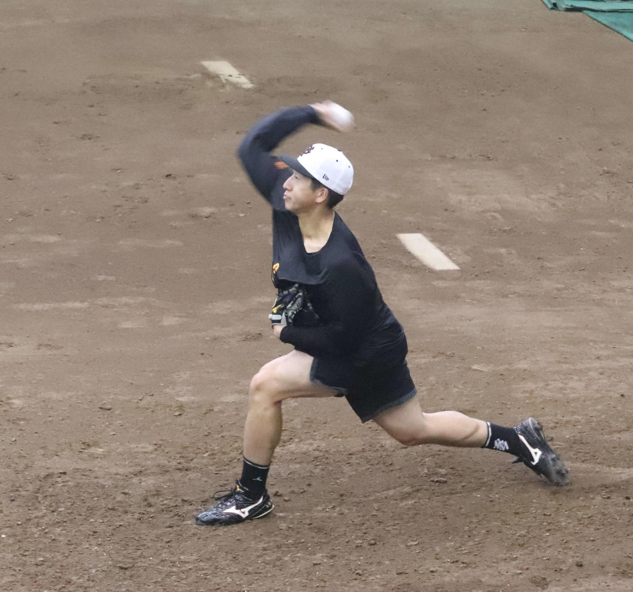 ジャイアンツ球場で調整した巨人大勢（撮影・小早川宗一郎）
