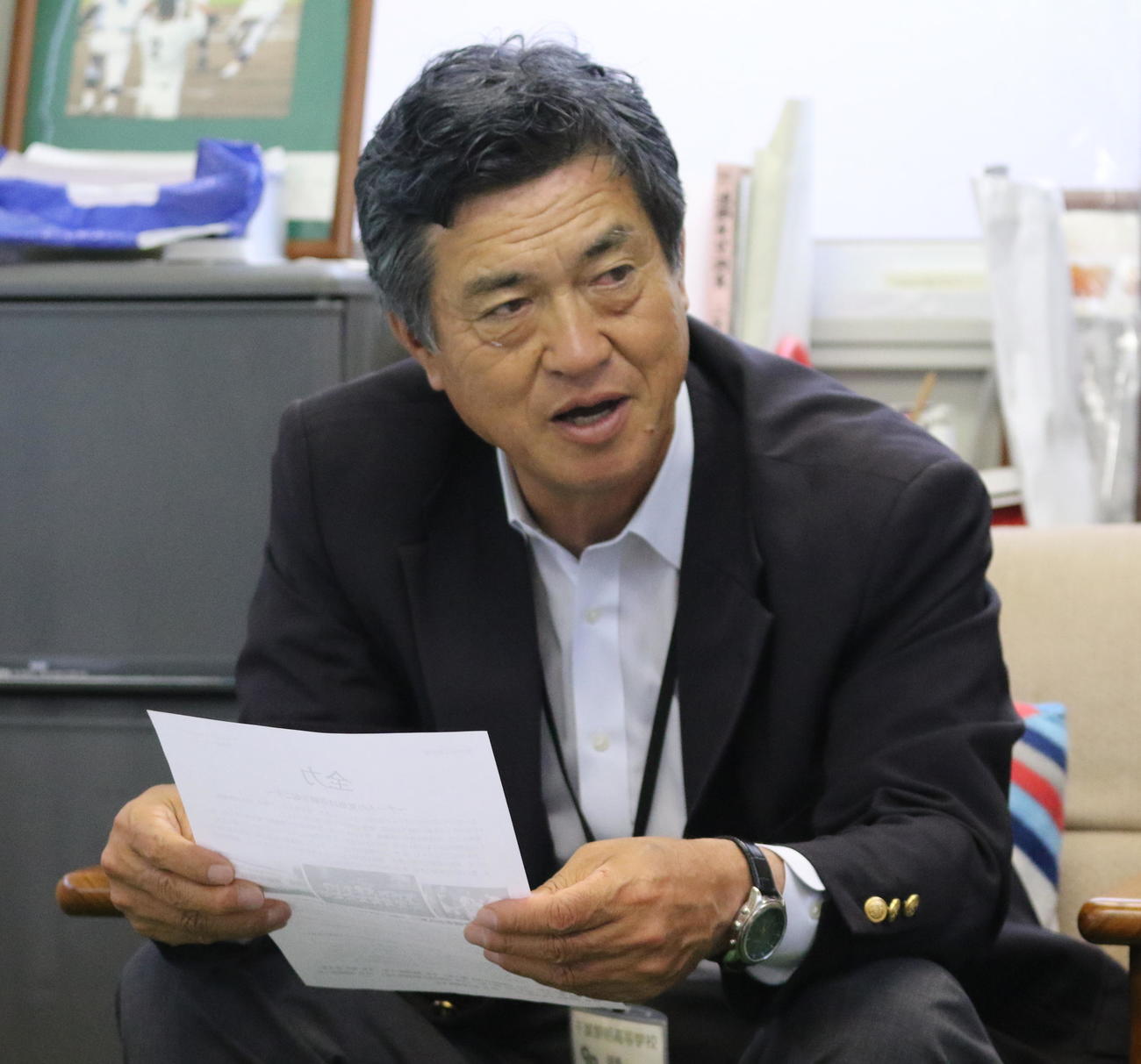 荒井信久氏（2016年6月13日撮影）