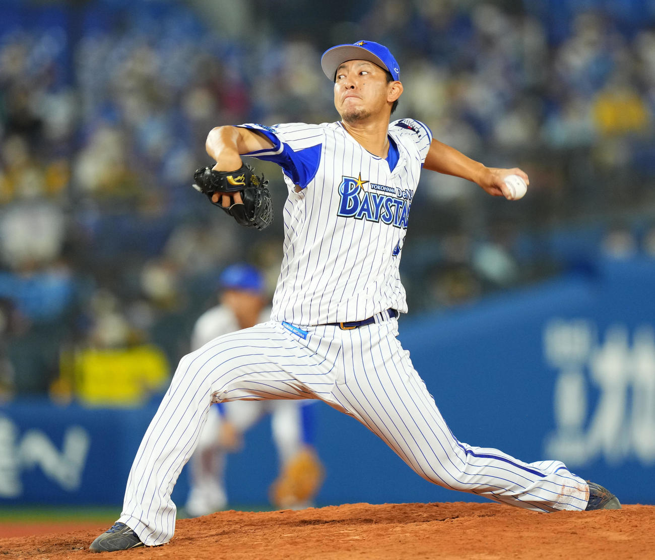 DeNA田中健二朗（2021年9月12日撮影）
