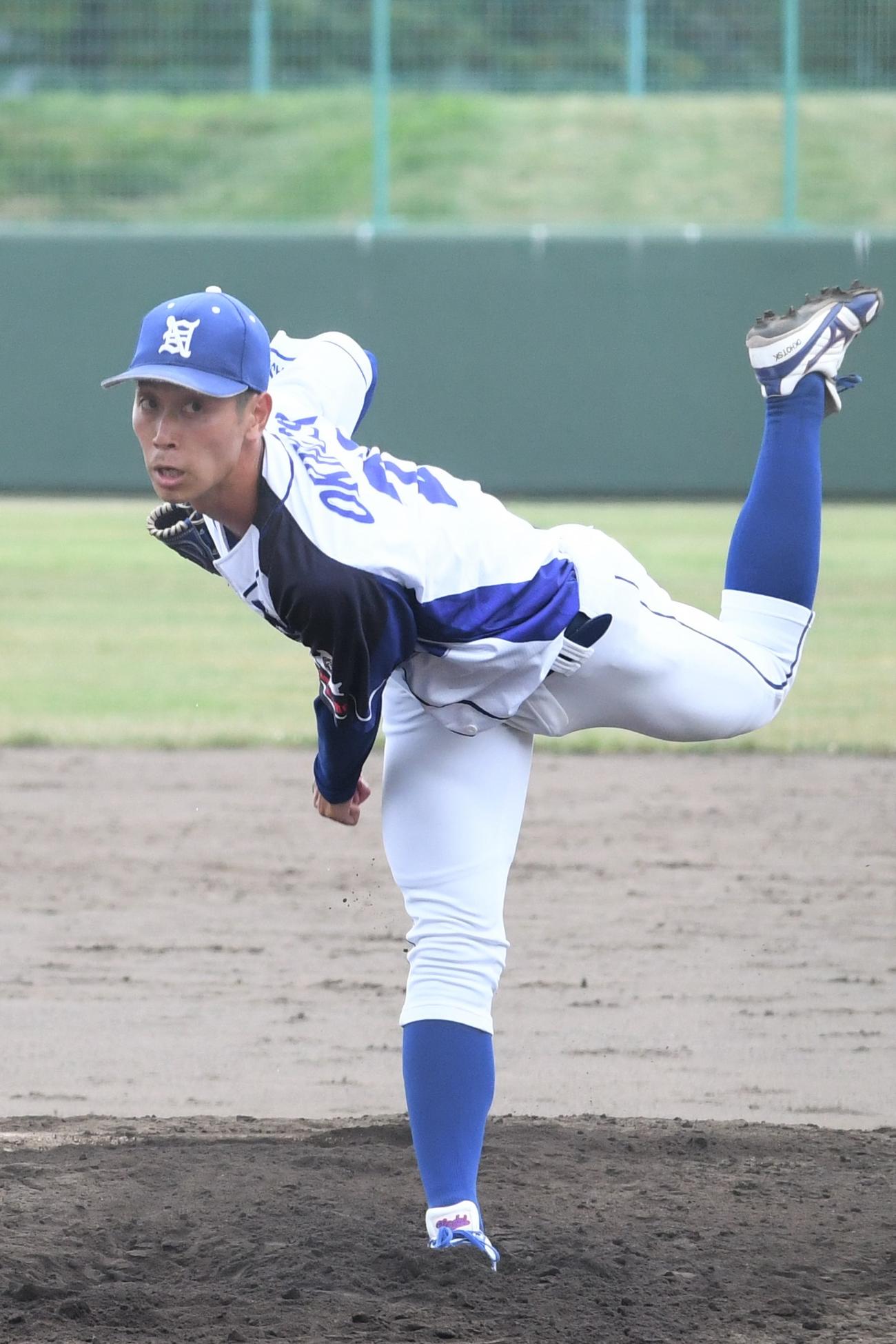 プロ志望届を提出した東農大北海道の石沢