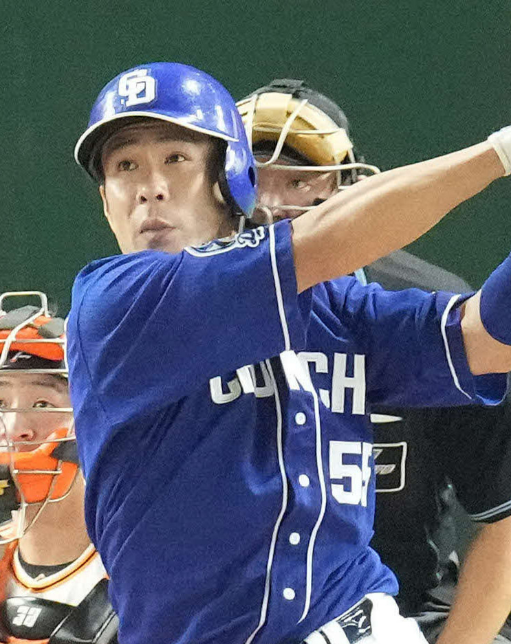 中日福田永将（2021年9月10日撮影）