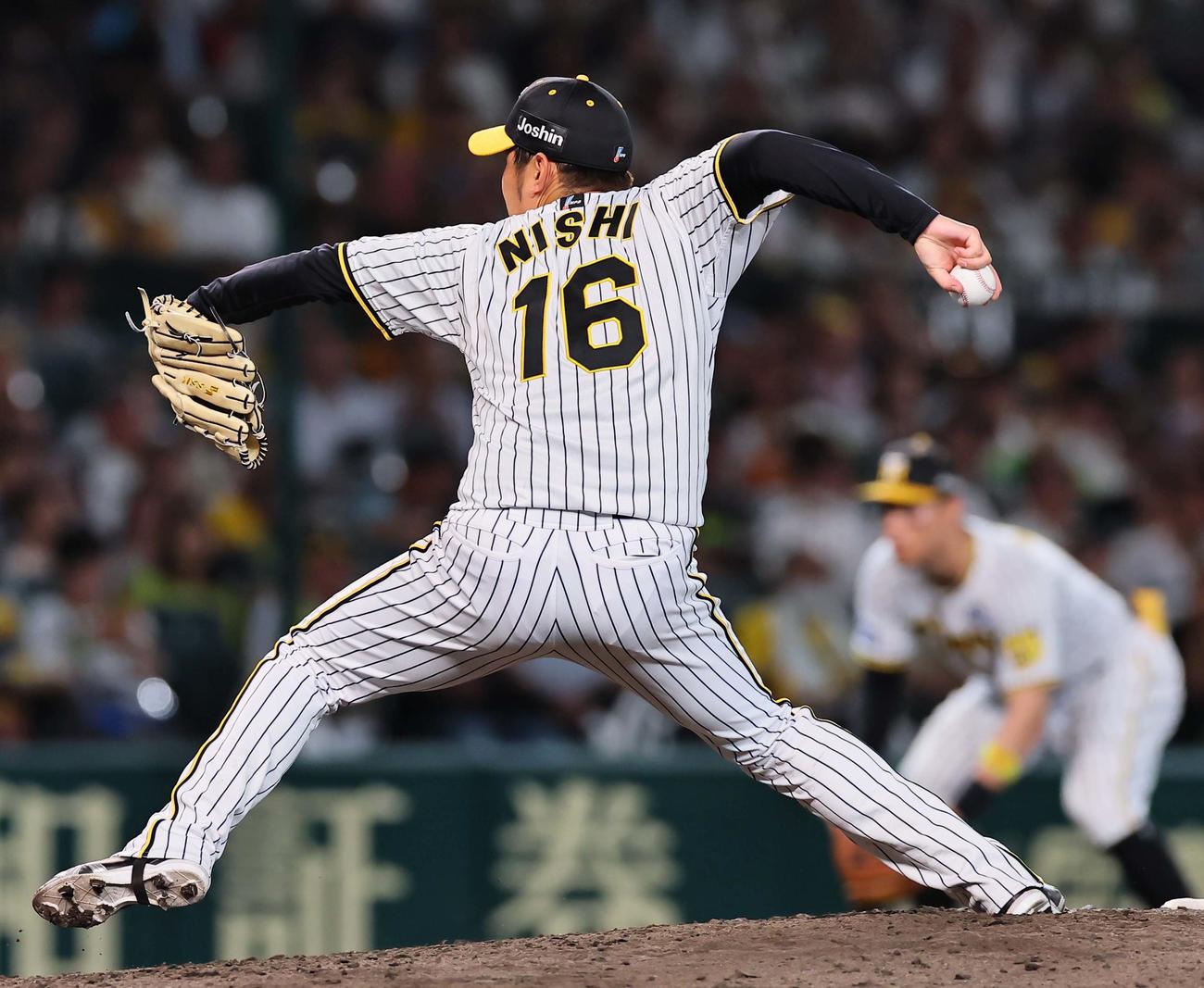 阪神対巨人　阪神先発の西勇（撮影・上田博志）