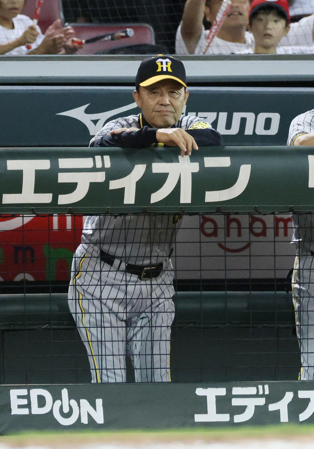 広島対阪神　試合終了時の岡田監督（撮影・加藤孝規）