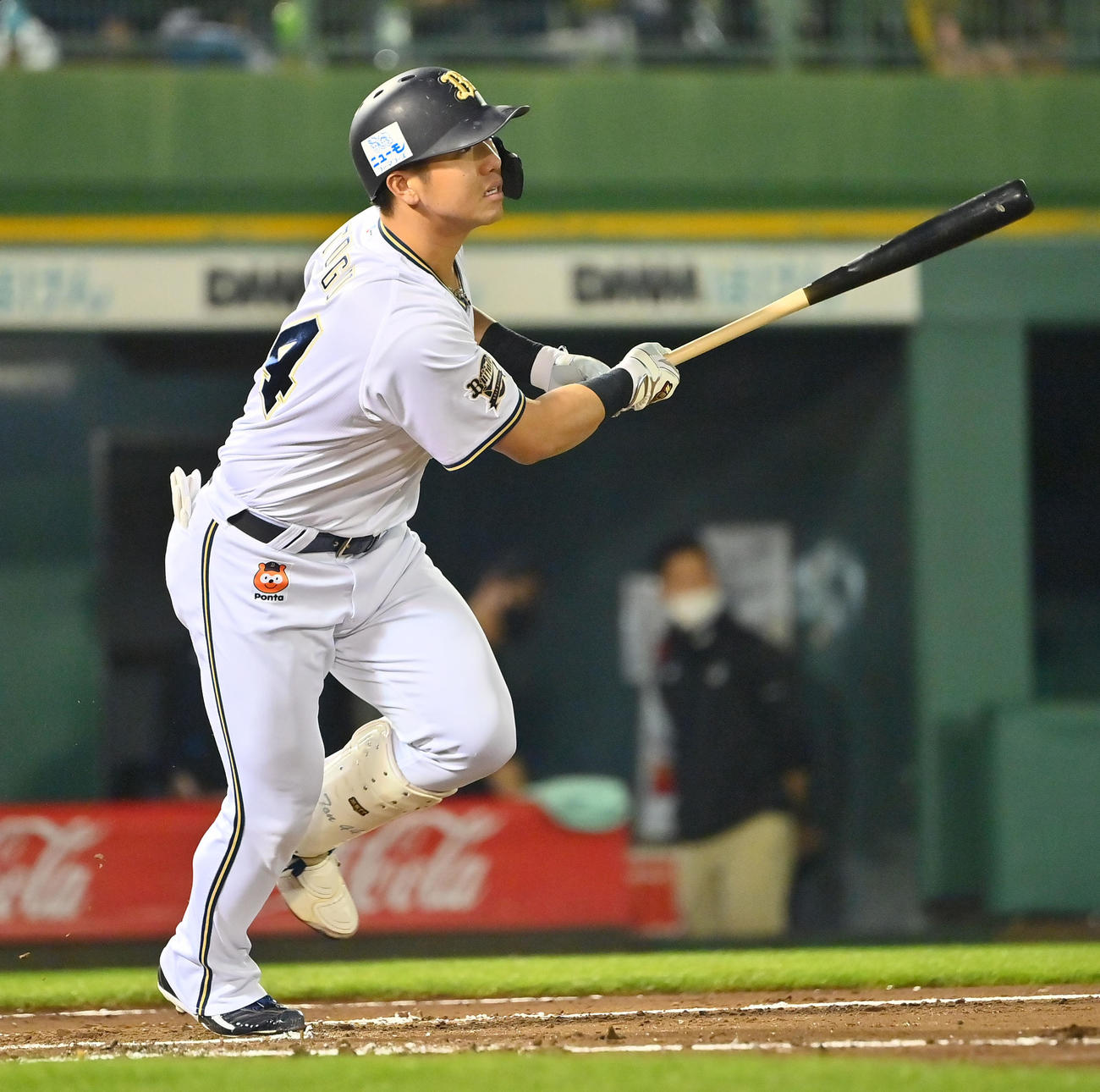 オリックス頓宮裕真（2022年5月17日撮影）