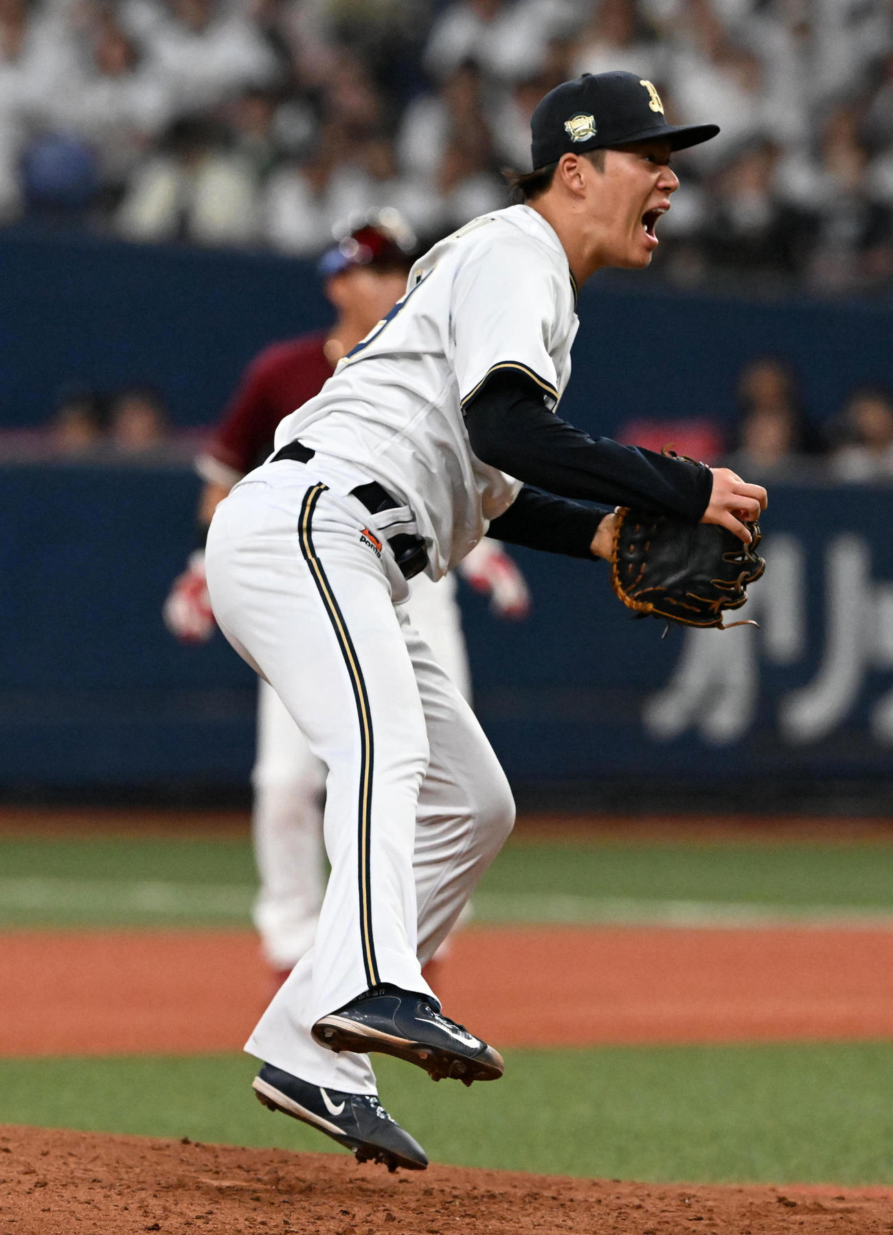 オリックス対楽天　オリックス先発の山本（撮影・前岡正明）