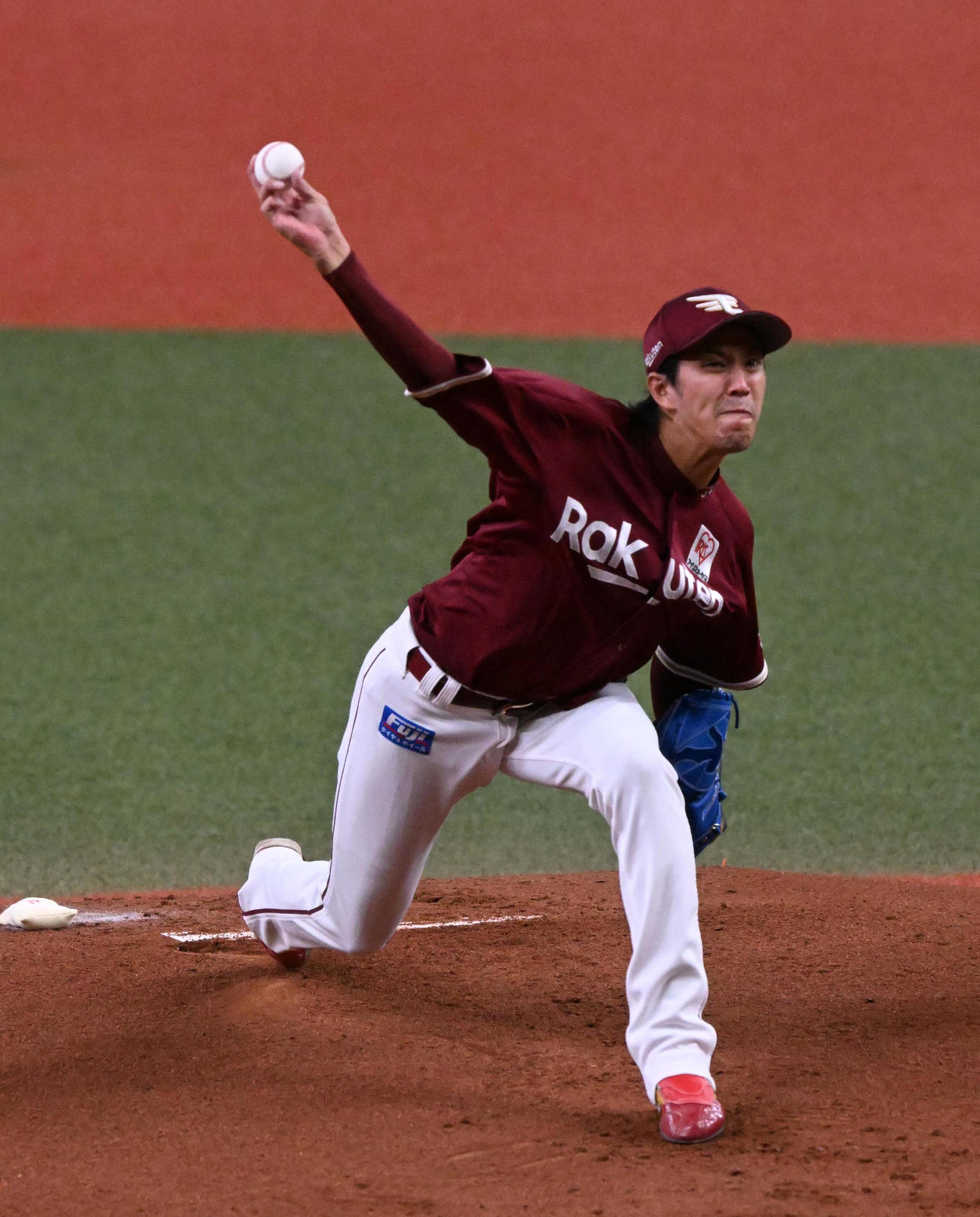 オリックス対楽天　楽天先発の岸孝之（撮影・前岡正明）