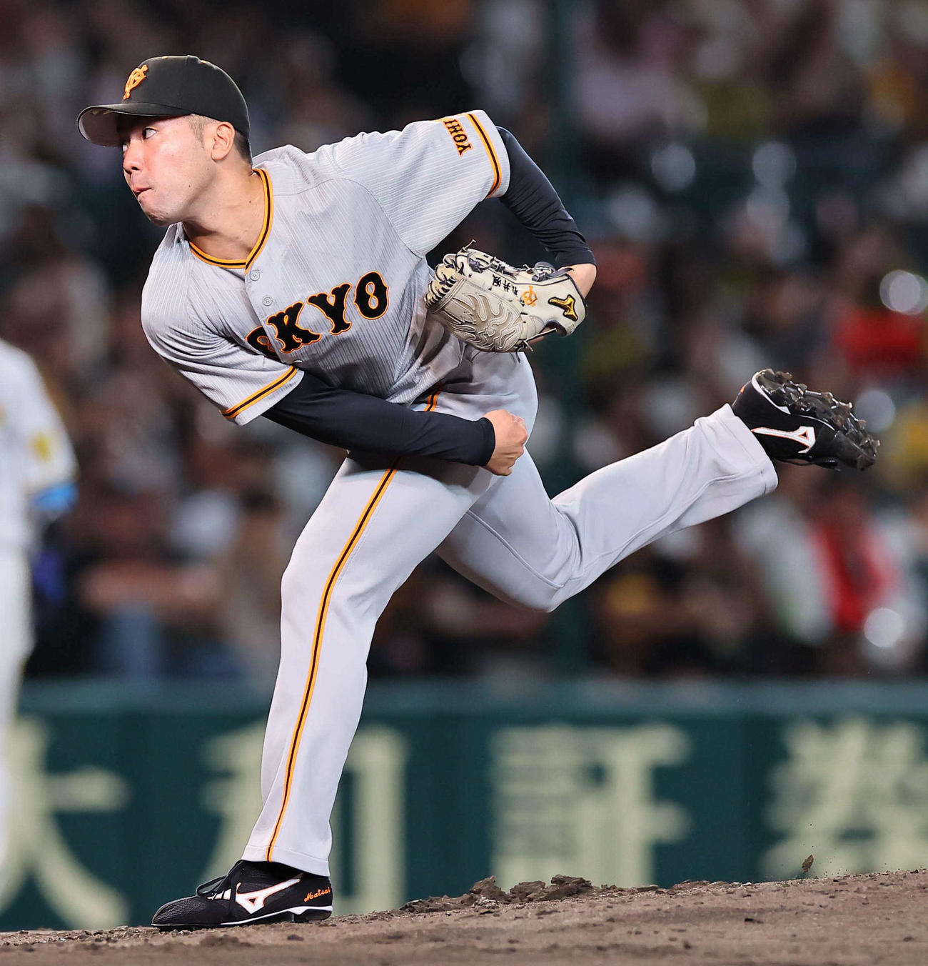 巨人松井颯（2023年9月13日撮影）