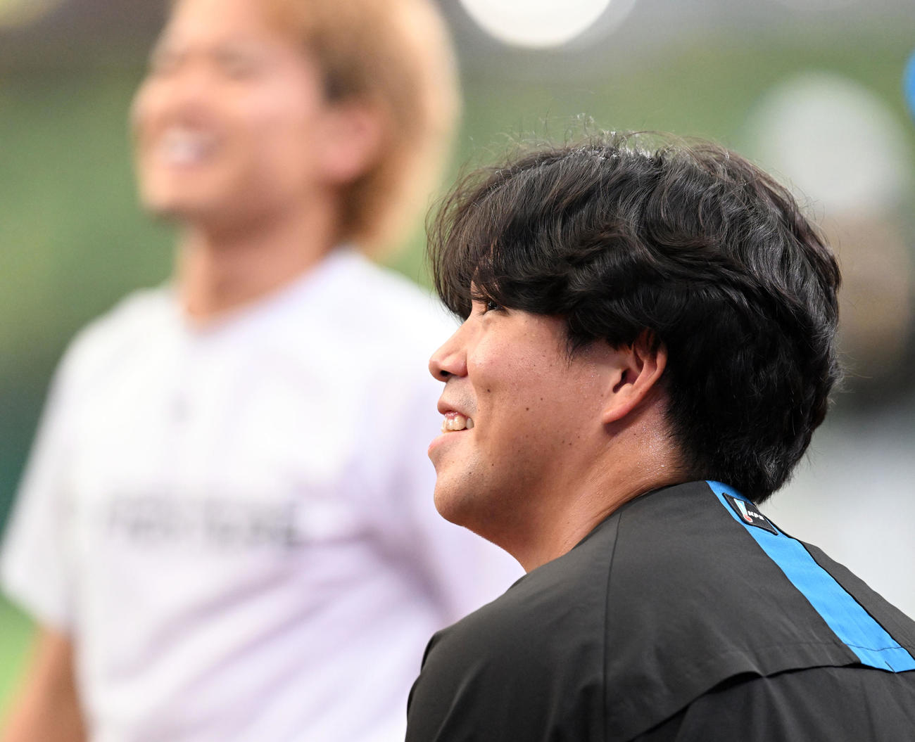 西武対日本ハム　1軍に合流した日本ハム金村（撮影・たえ見朱実）