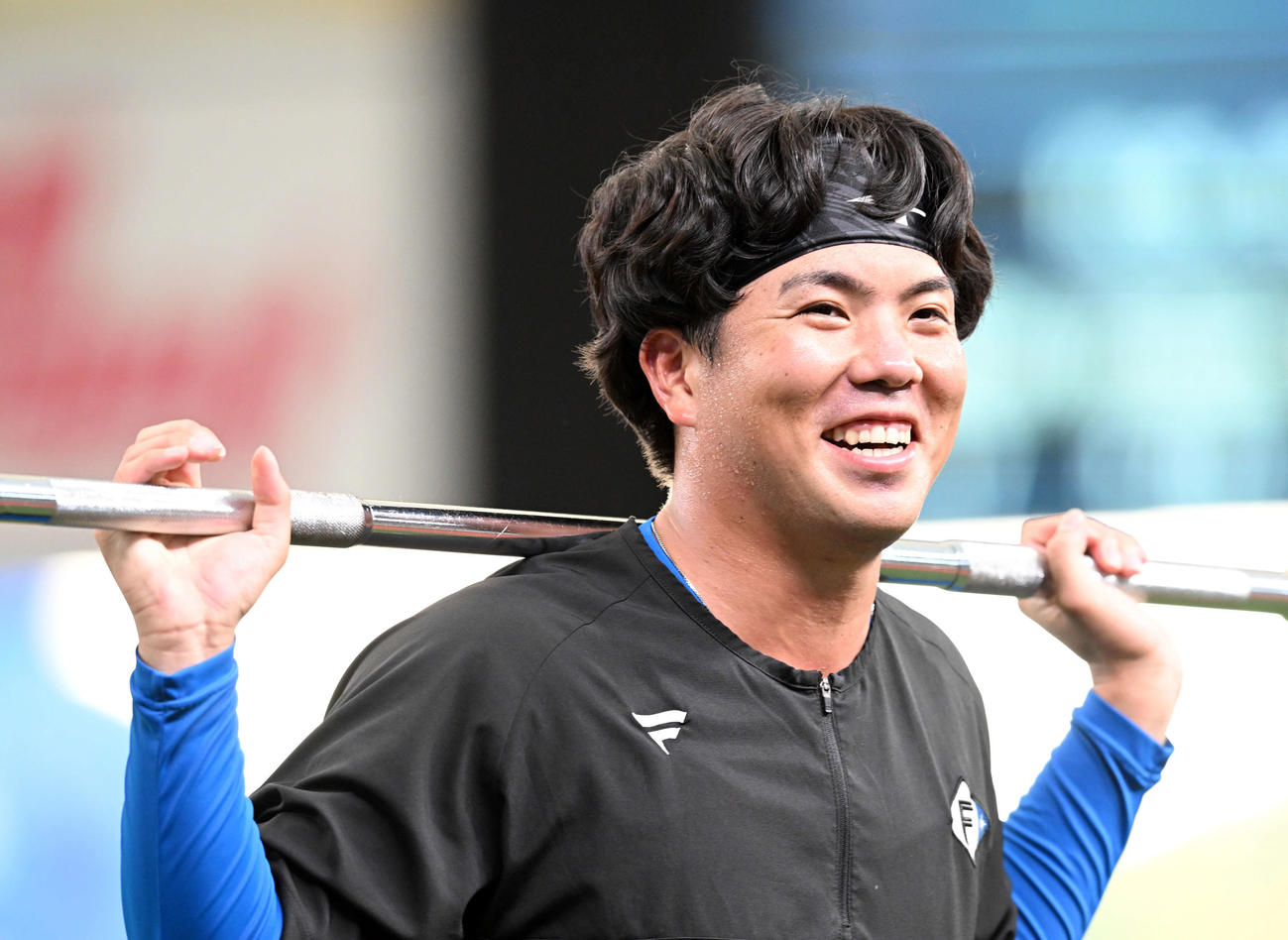 西武対日本ハム　1軍に合流した日本ハム金村（撮影・たえ見朱実）