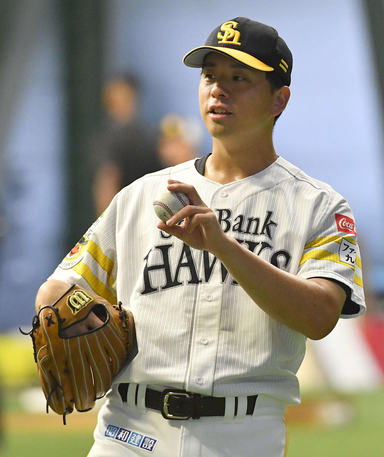 ソフトバンク大関友久（2023年9月12日撮影）
