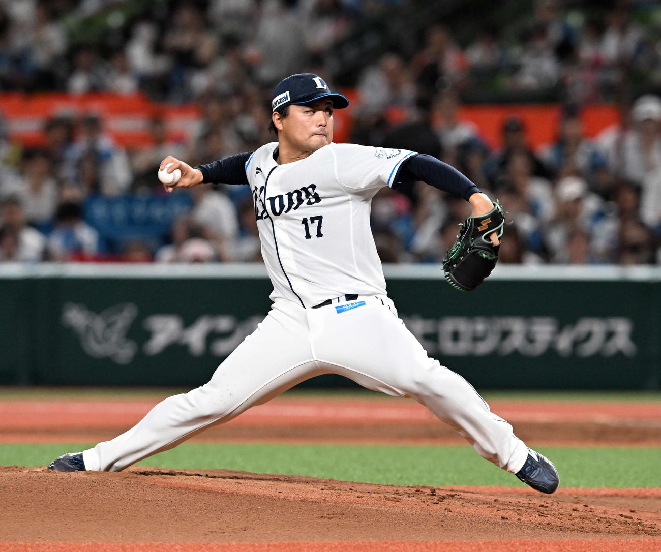 西武対日本ハム　西武の先発松本（撮影・たえ見朱実）