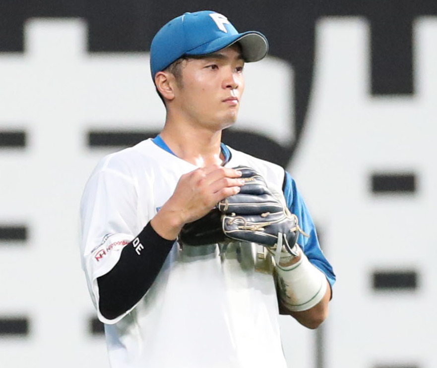 日本ハム郡司裕也（2023年9月8日撮影）