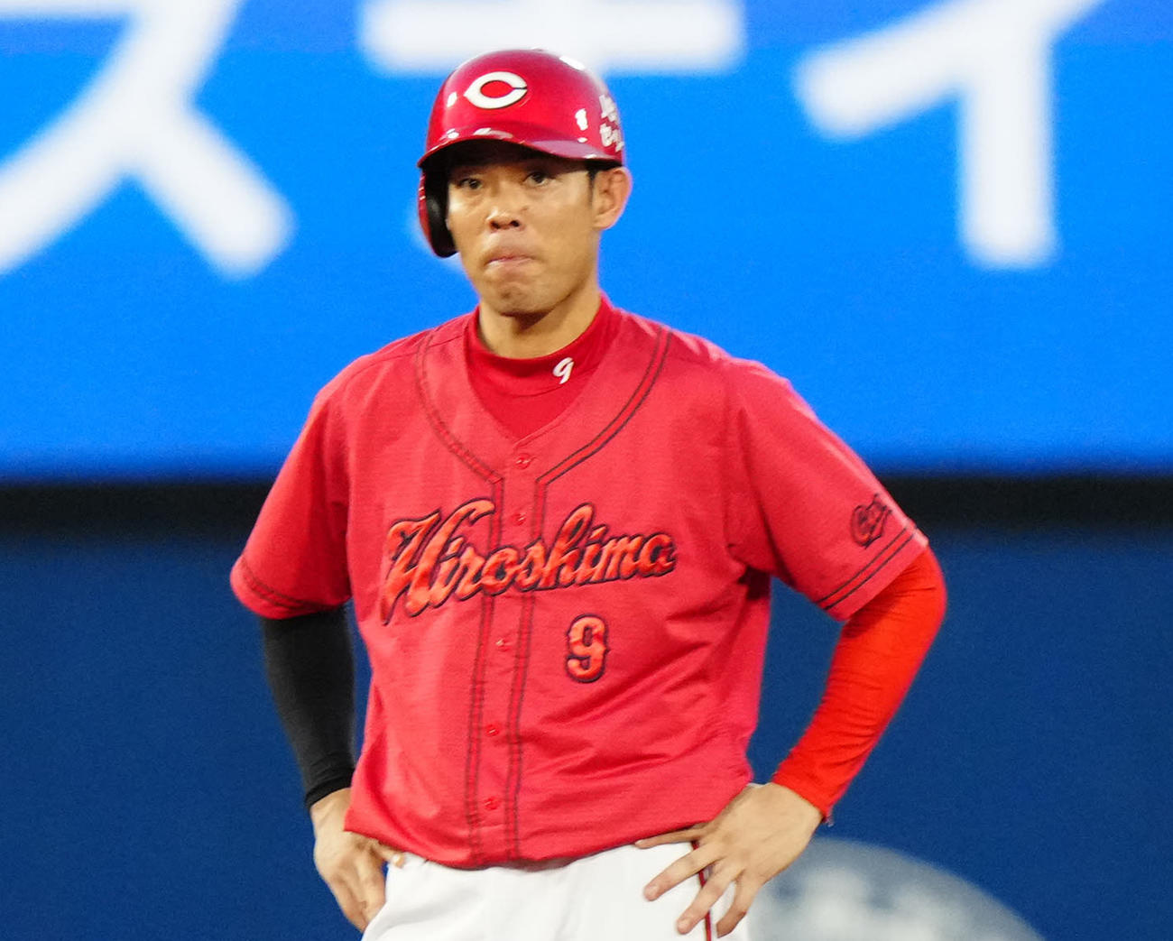 広島秋山翔吾（2023年7月17日撮影）