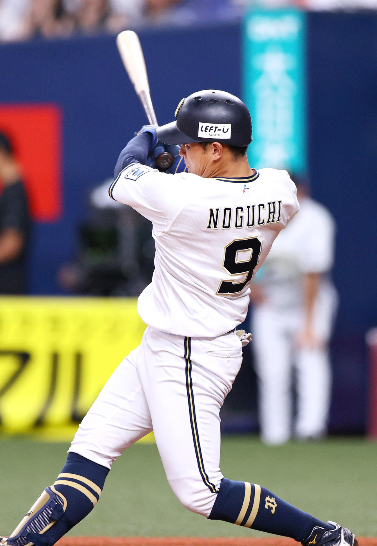 オリックス対ロッテ　オリックス対ロッテ　7回裏オリックス2死一、二塁、野口は右前適時打を放つ（撮影・上山淳一）