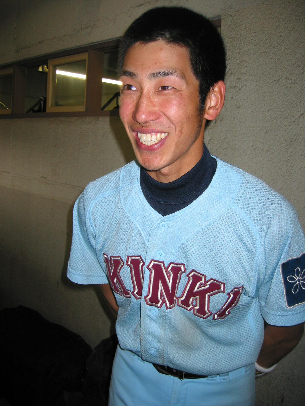 2004年4月、関西学生野球　関学大対近大　開幕戦で2安打を放ったドラフト候補の近大・藤田一也