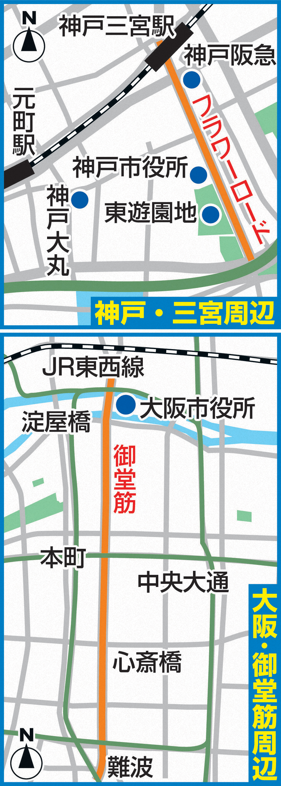 優勝パレード　地図