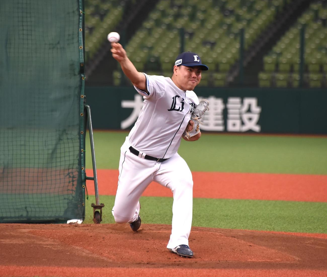 西武平良海馬（2023年9月15日撮影）