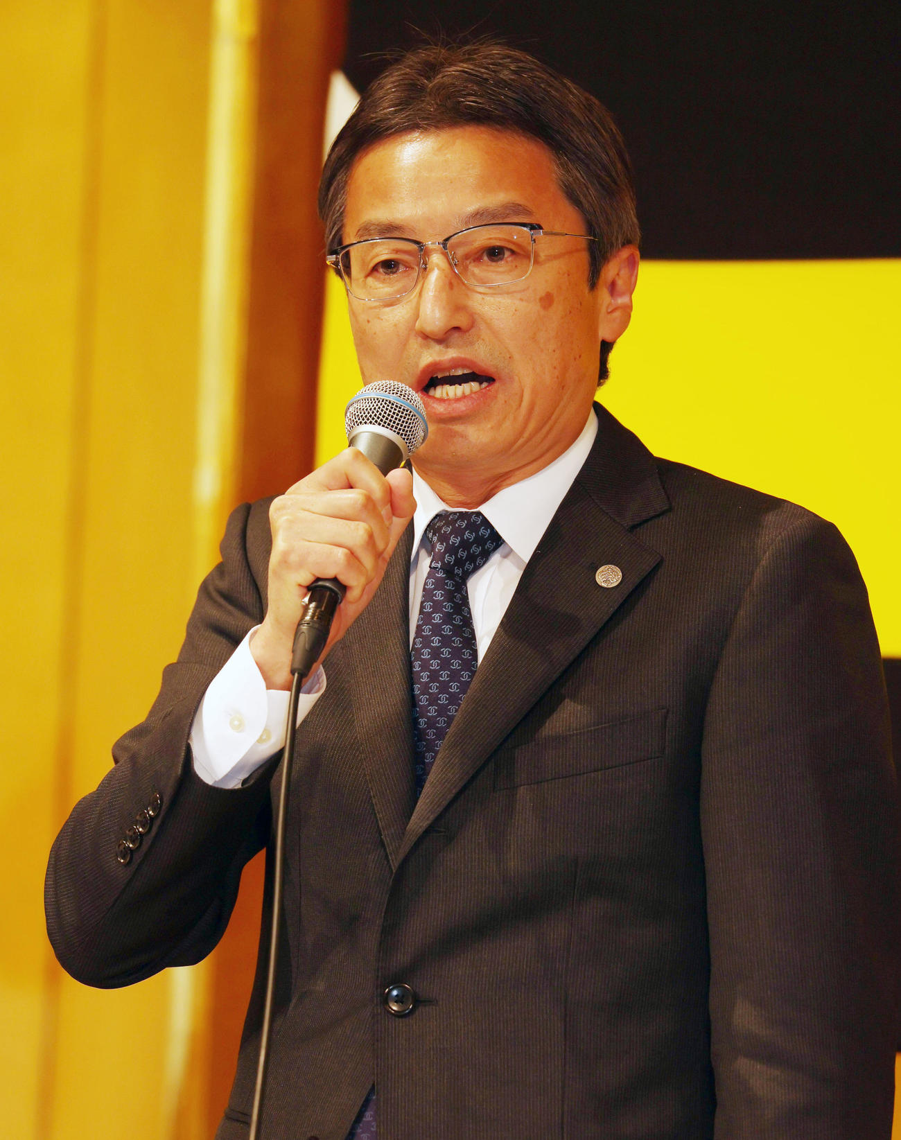 百北幸司球団社長（2022年12月12日撮影）