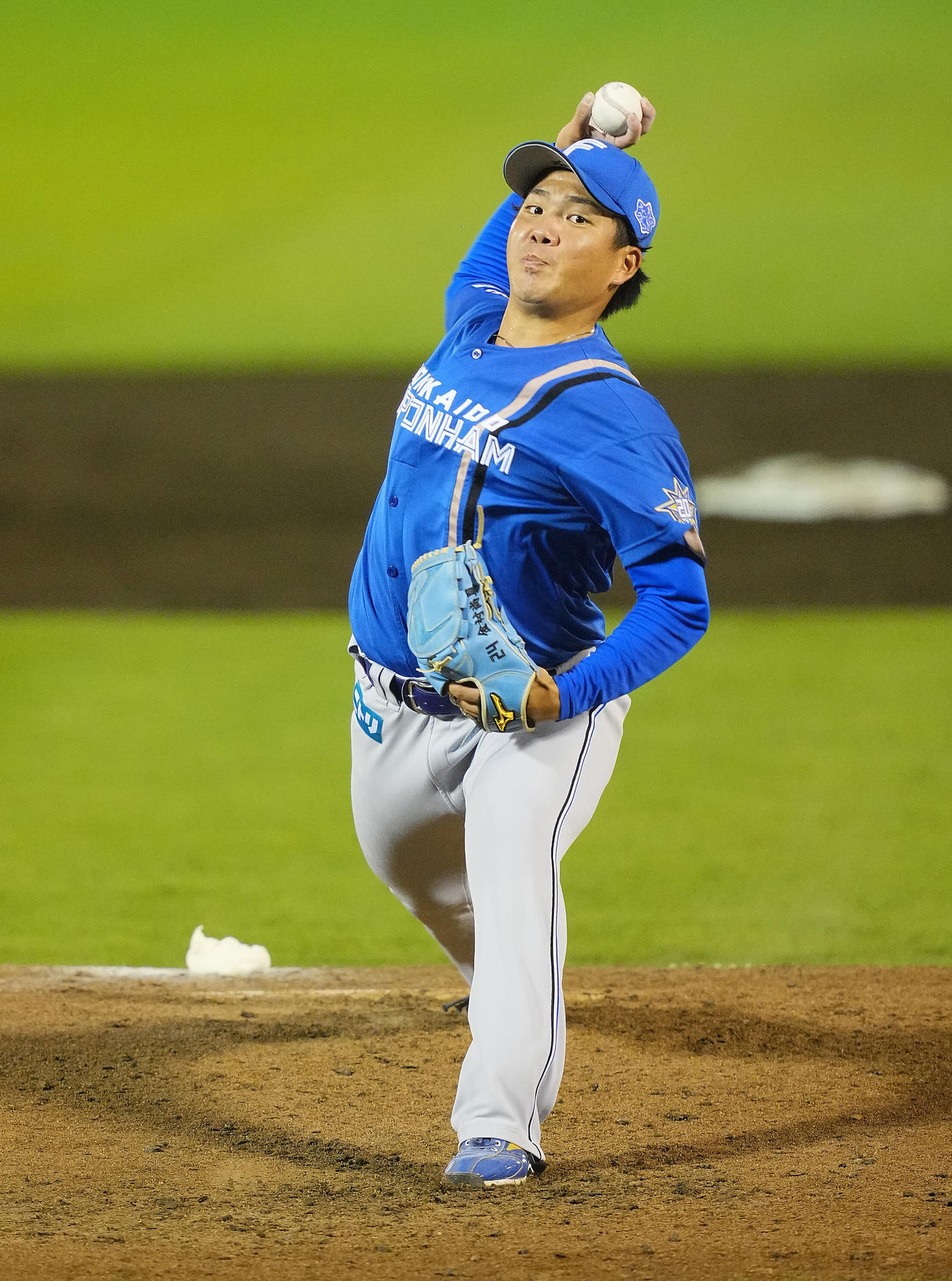 楽天対日本ハム　力投する日本ハム先発の金村（撮影・垰建太）