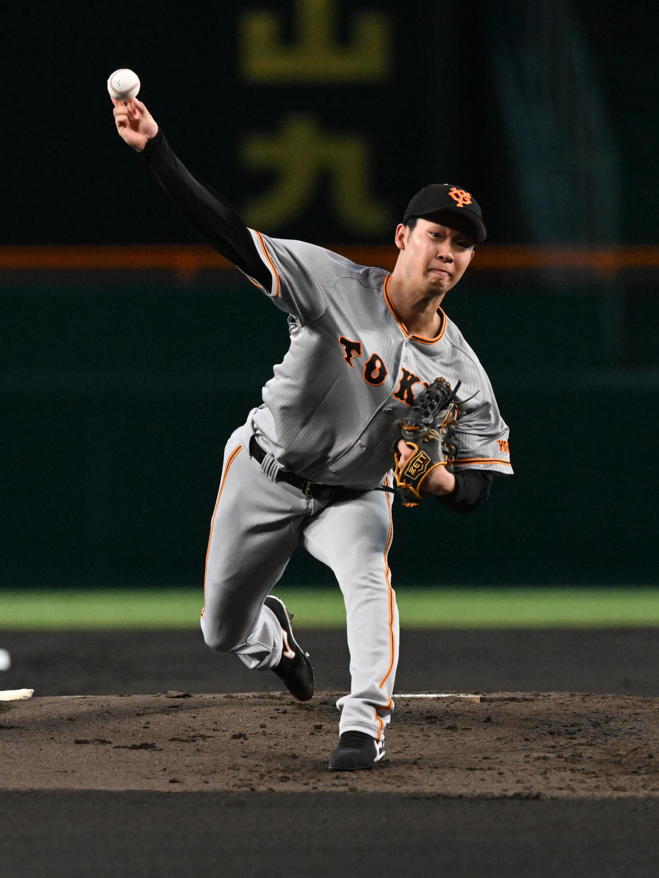 巨人山崎伊織（2023年9月12日撮影）
