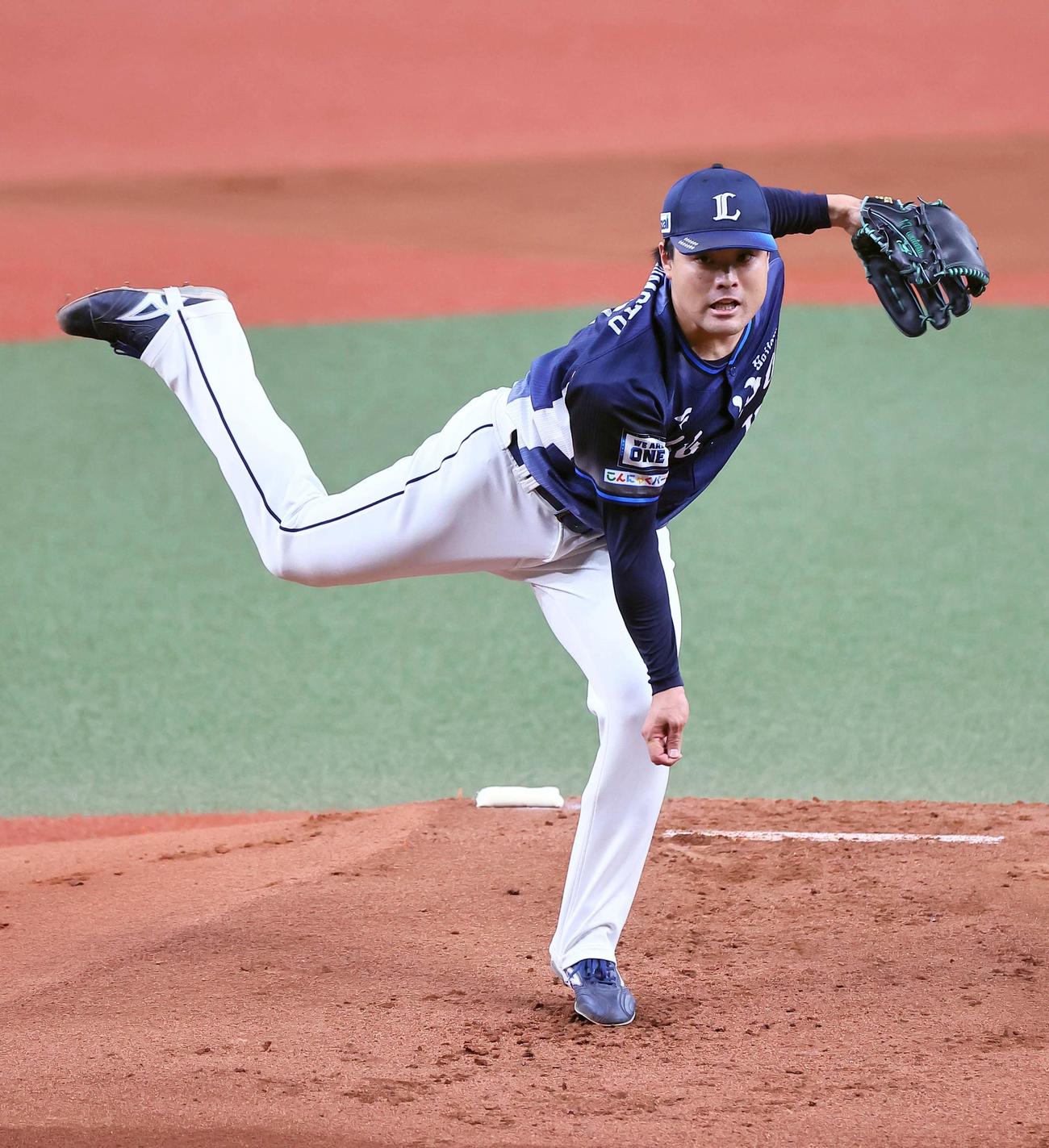 オリックス対西武　西武先発の松本（撮影・上田博志）