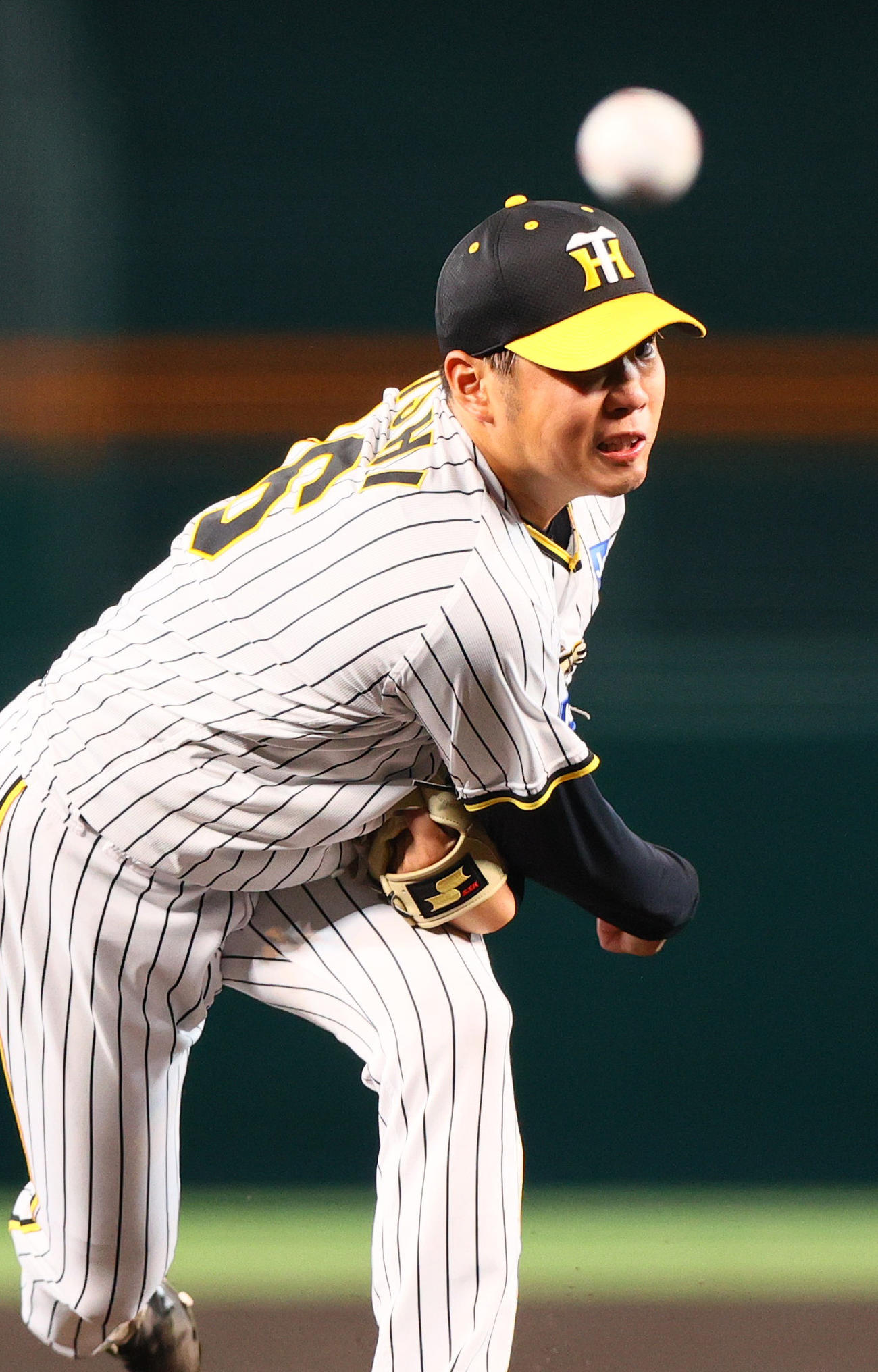 阪神西勇輝（2023年9月26日撮影）
