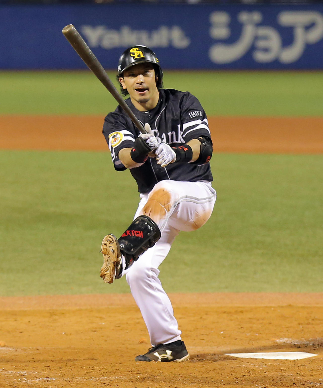 2015年10月、打席での「ケンケン」も代名詞だった松田宣浩