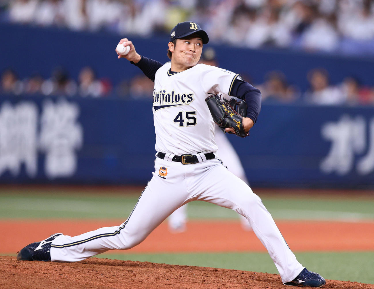 オリックス阿部翔太（2023年9月19日撮影）
