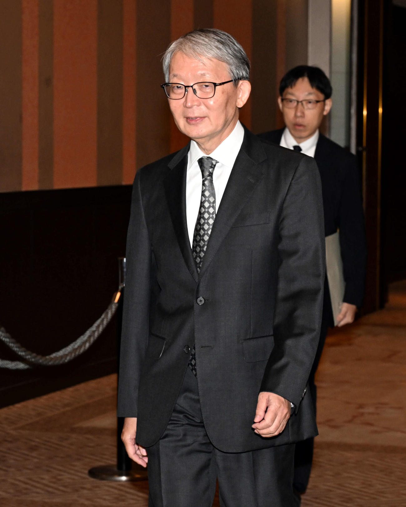 オーナー会議に出席した巨人山口オーナー（撮影・たえ見朱実）