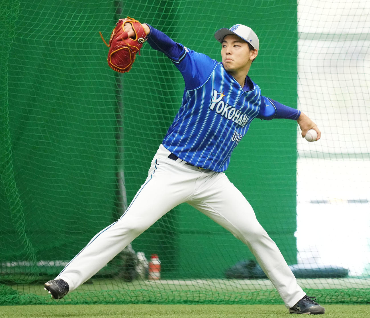 DeNA桜井周斗（2023年2月10日撮影）