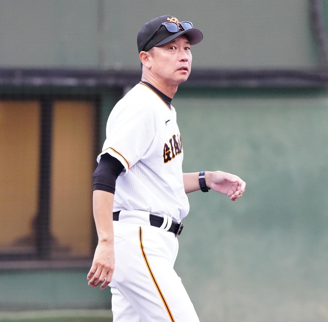 巨人二岡2軍監督（2023年9月30日撮影）
