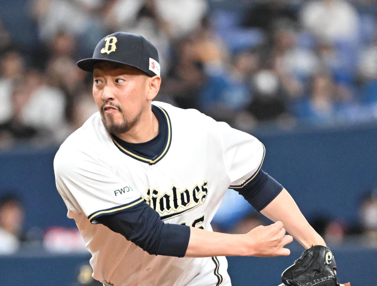 オリックス対日本ハム　250セーブ目を挙げたオリックス平野佳（撮影・和賀正仁）