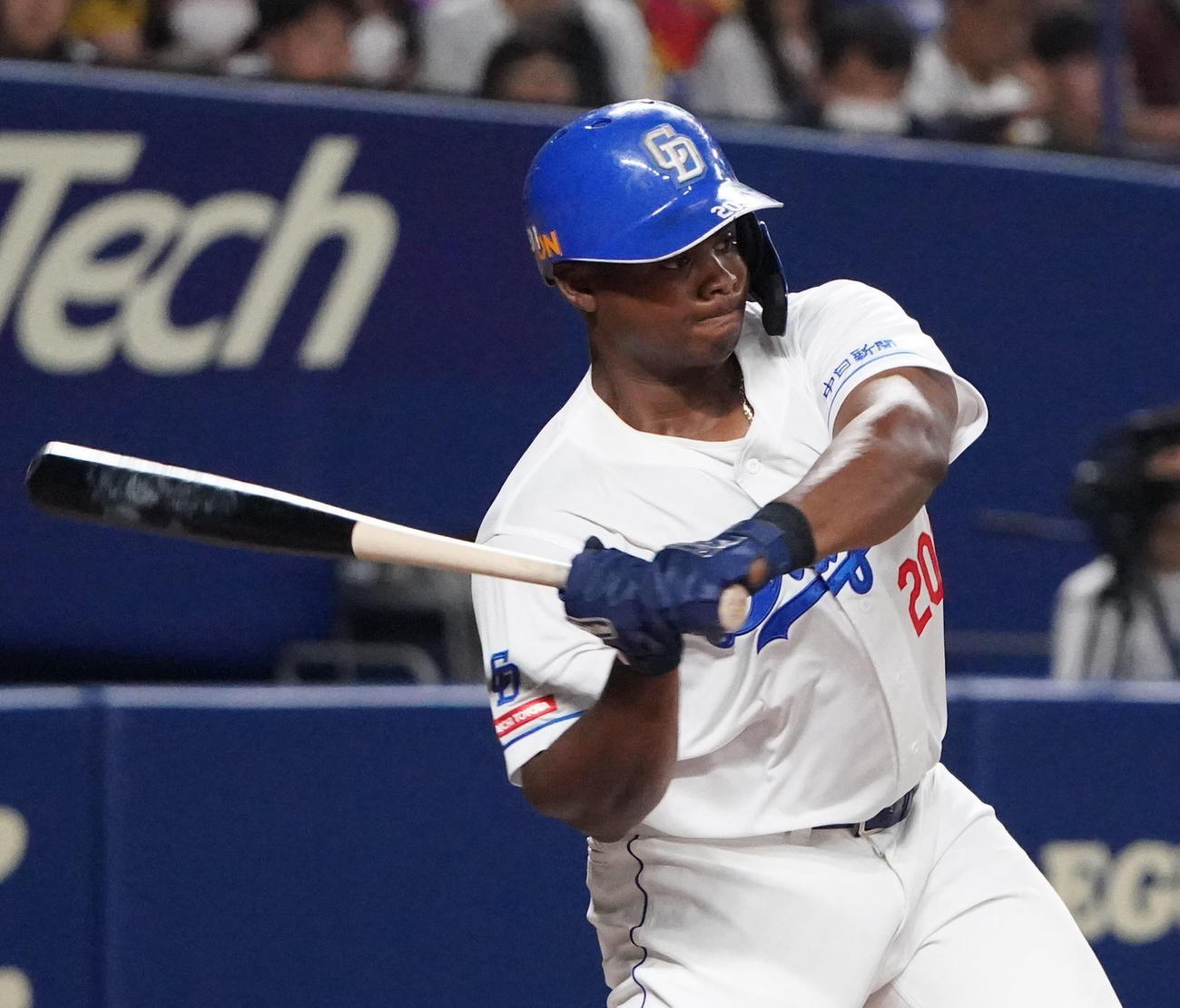 中日ペドロ・レビーラ（2023年8月16日撮影）