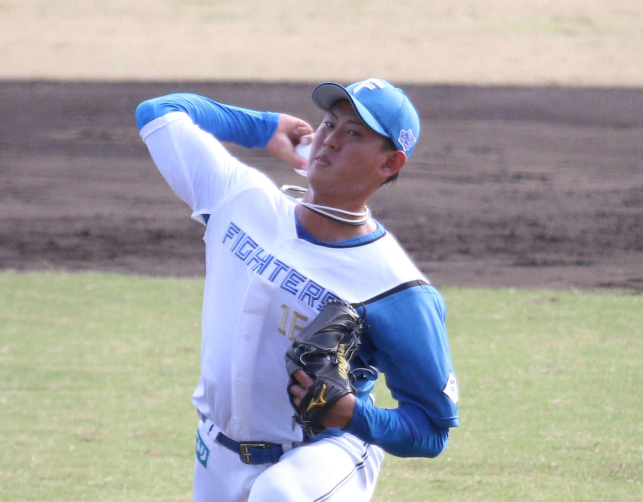 日本ハム姫野優也（2022年10月15日撮影）