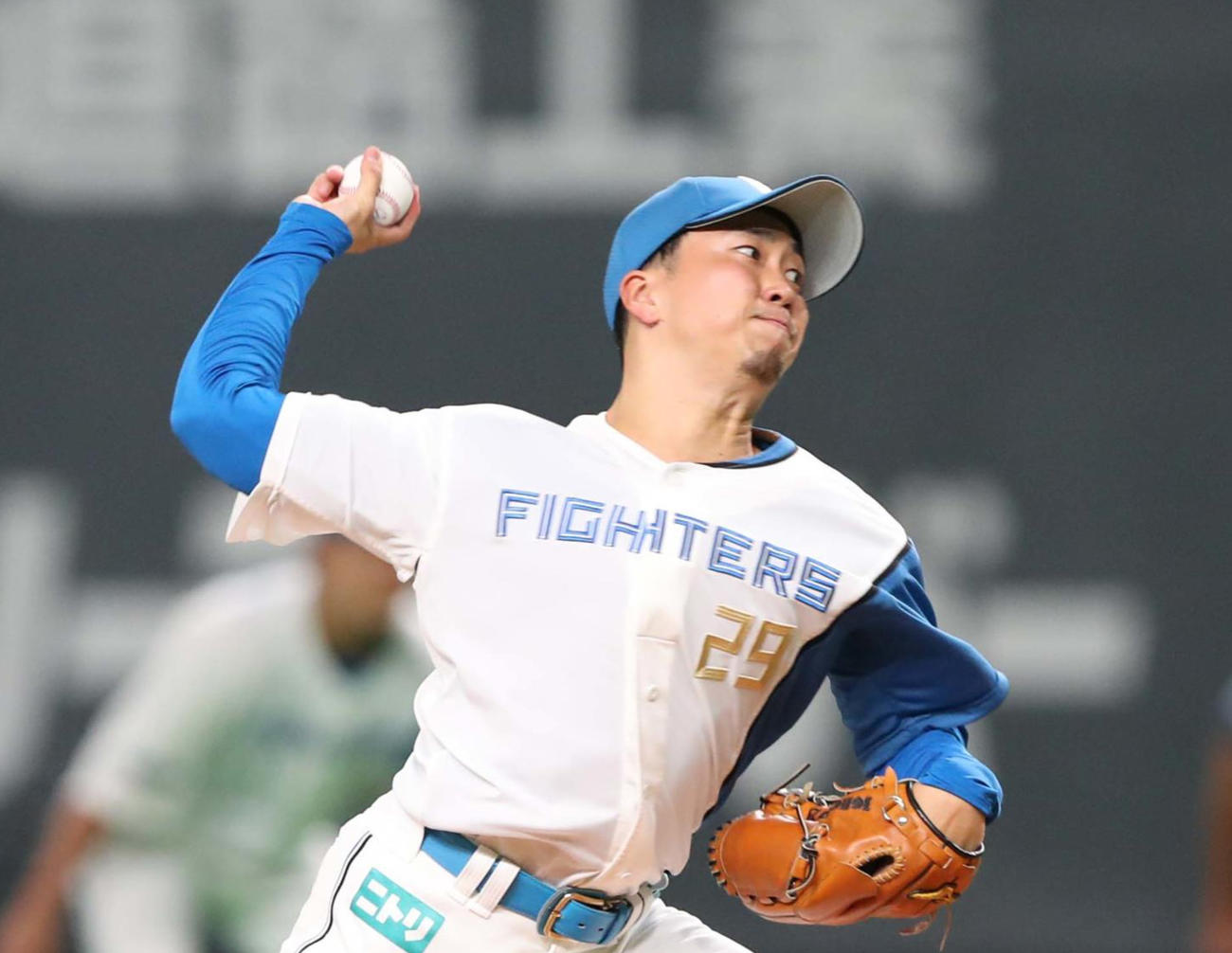 日本ハム井口和朋（2022年8月4日撮影）