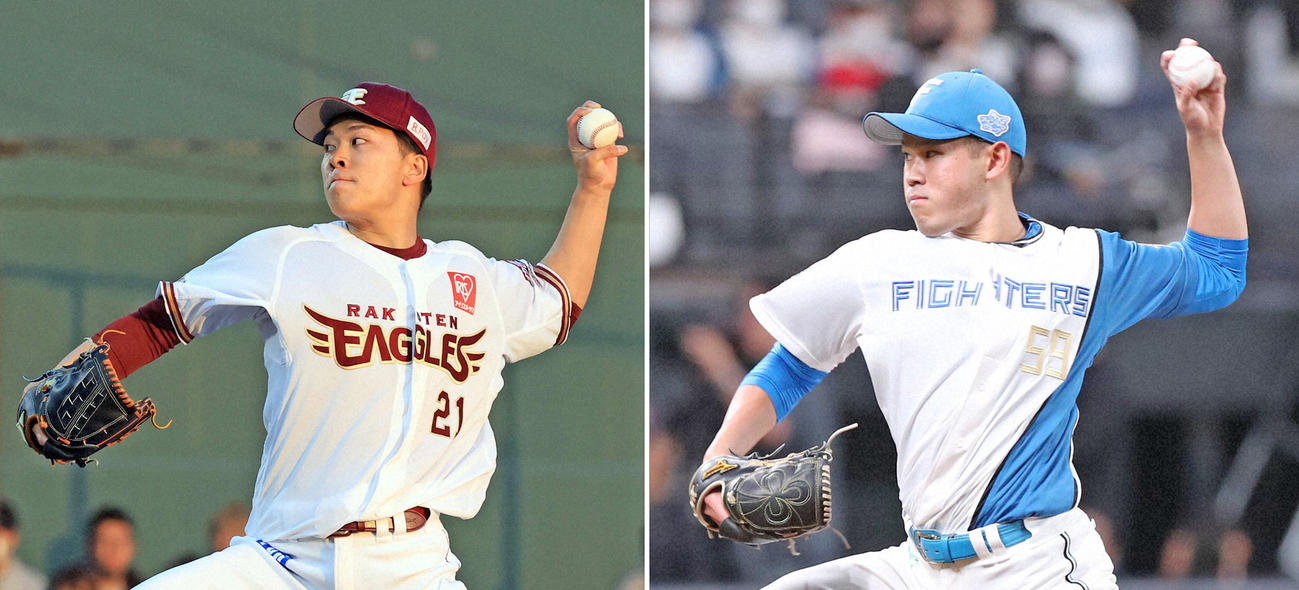 左から早川隆久、根本悠楓