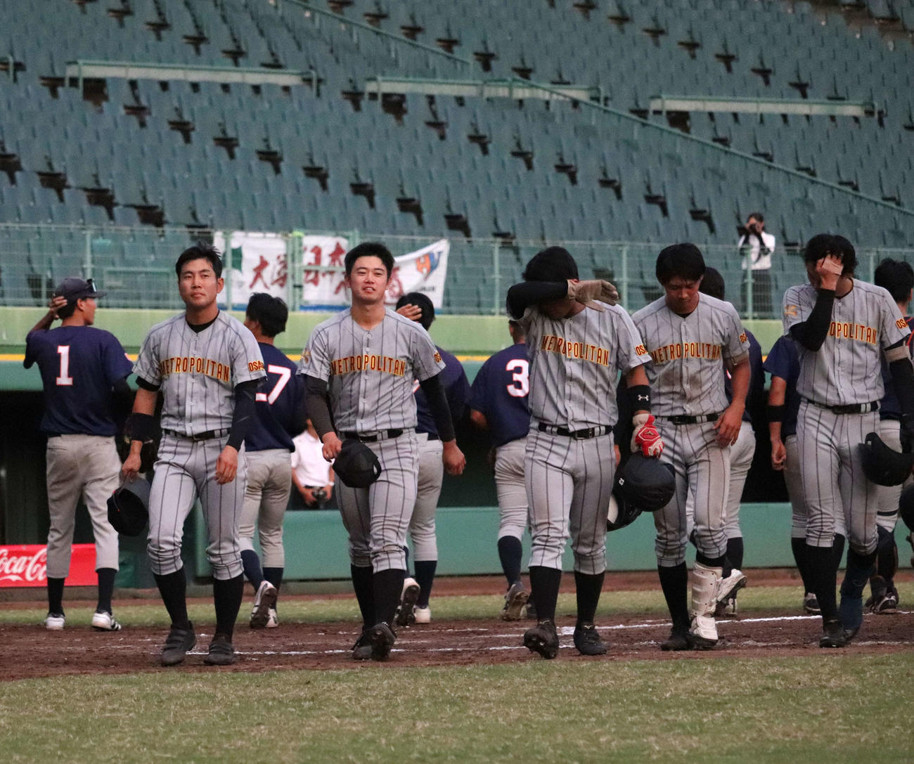 近畿学生野球1部リーグ　阪南大対大阪公立大　9回に追いつくことができず、最終節初戦に敗れた大阪公立大
