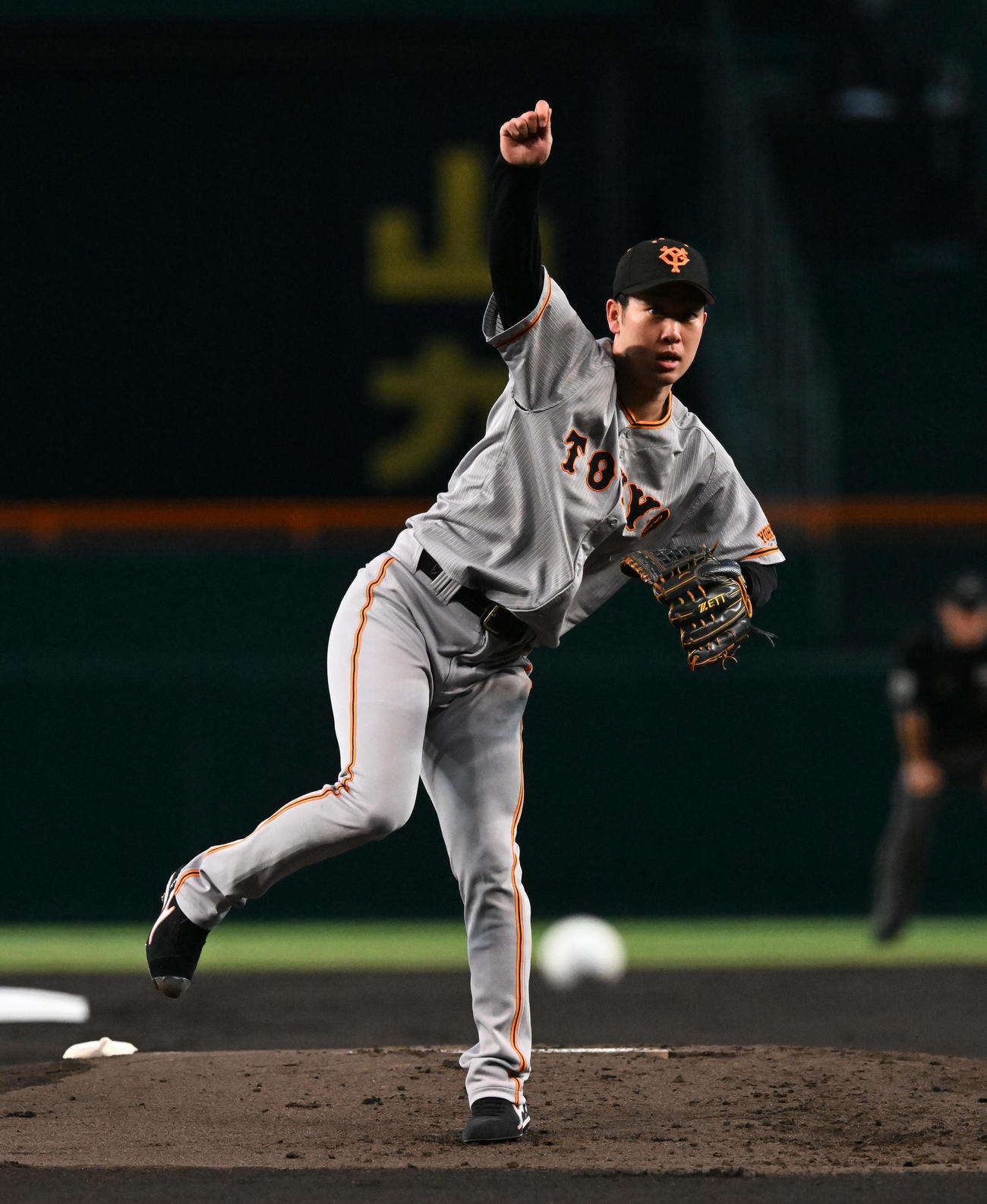 10勝目を目指す巨人山崎伊（23年9月12日撮影）
