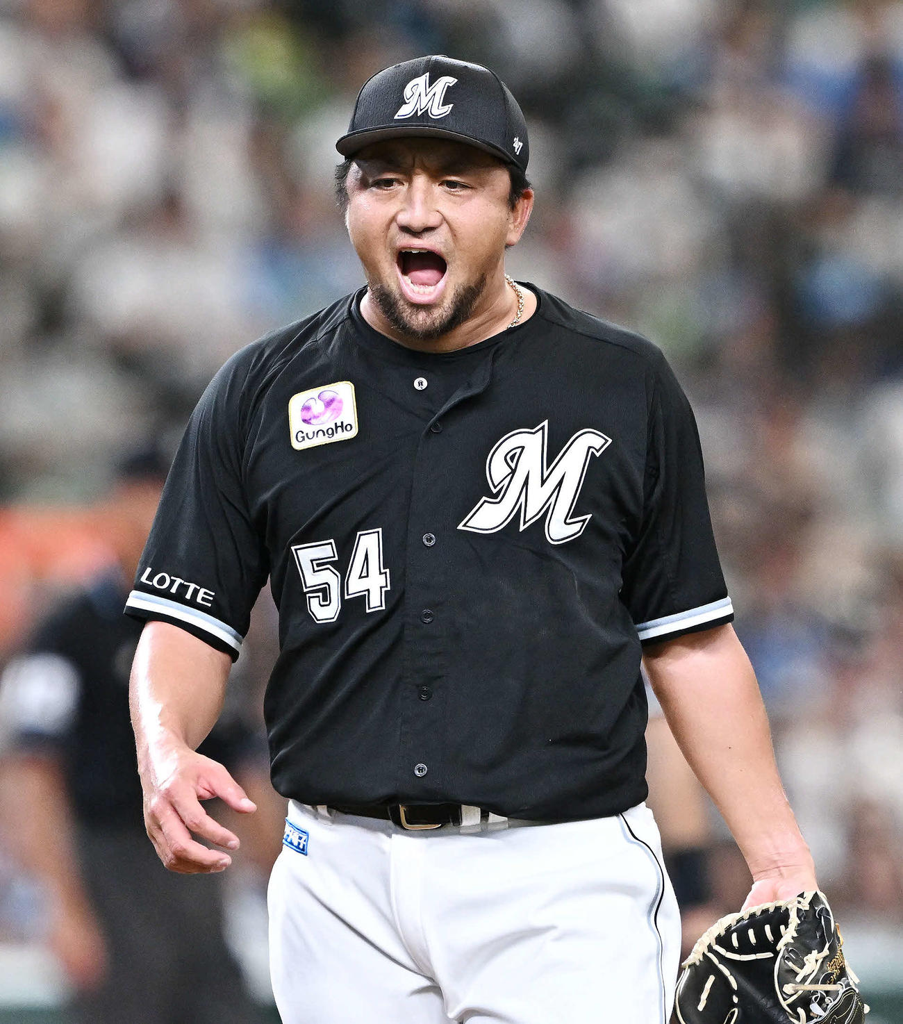 ロッテ沢村拓一（2023年9月18日撮影）