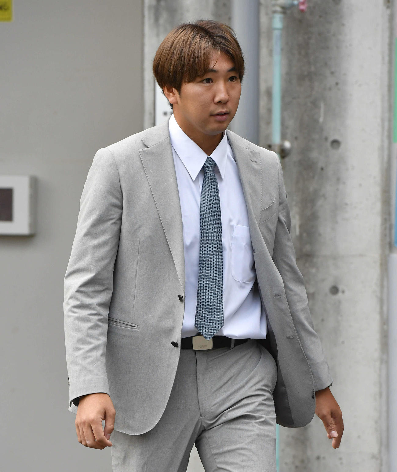 来季構想外となった岡本（撮影・岩下翔太）