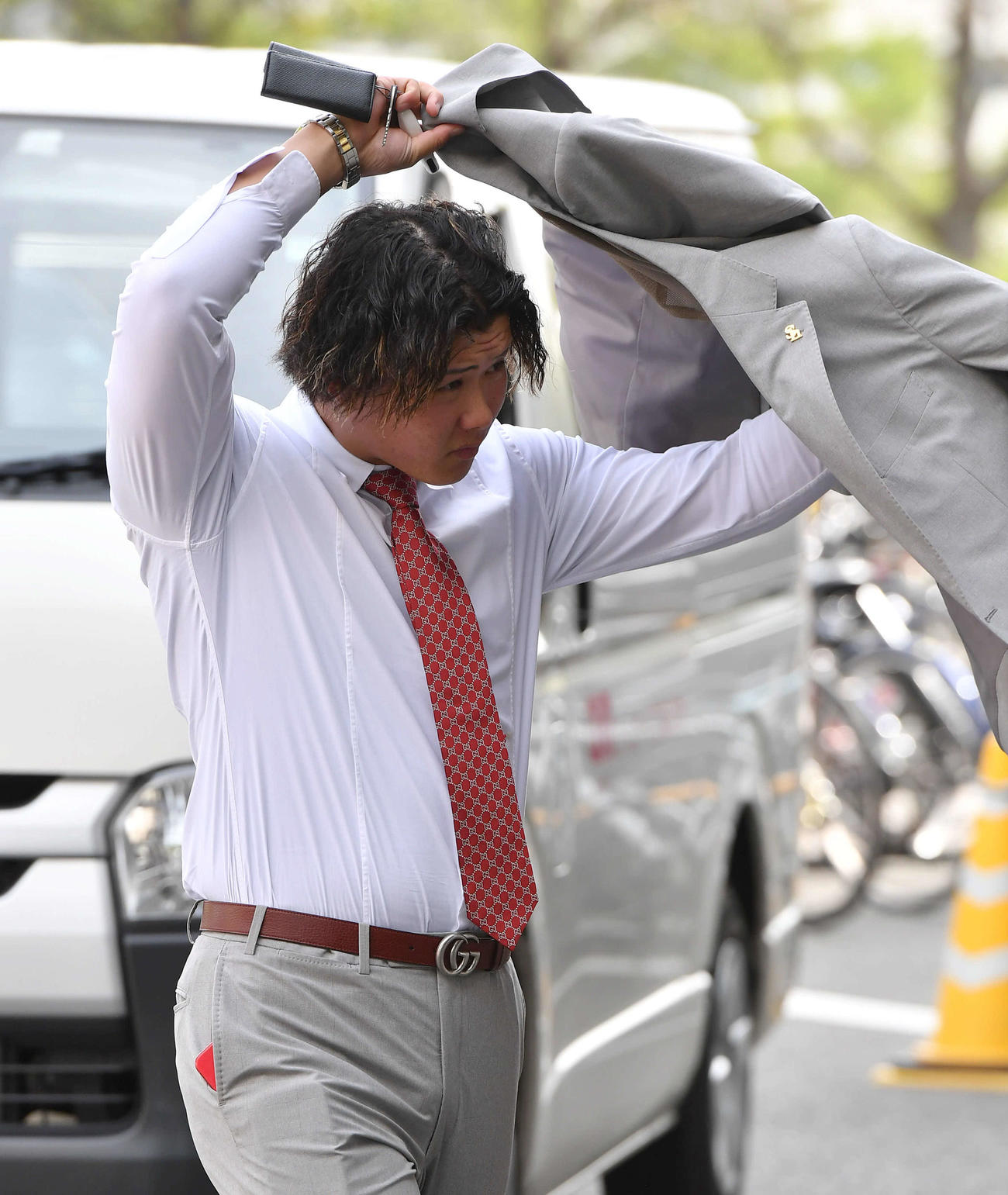 来季構想外となった居谷（撮影・岩下翔太）
