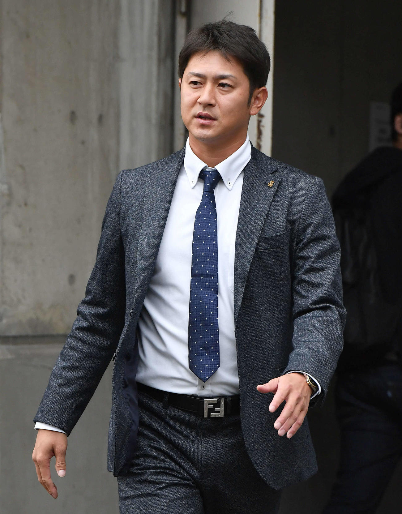 来季構想外となった奥村（撮影・岩下翔太）