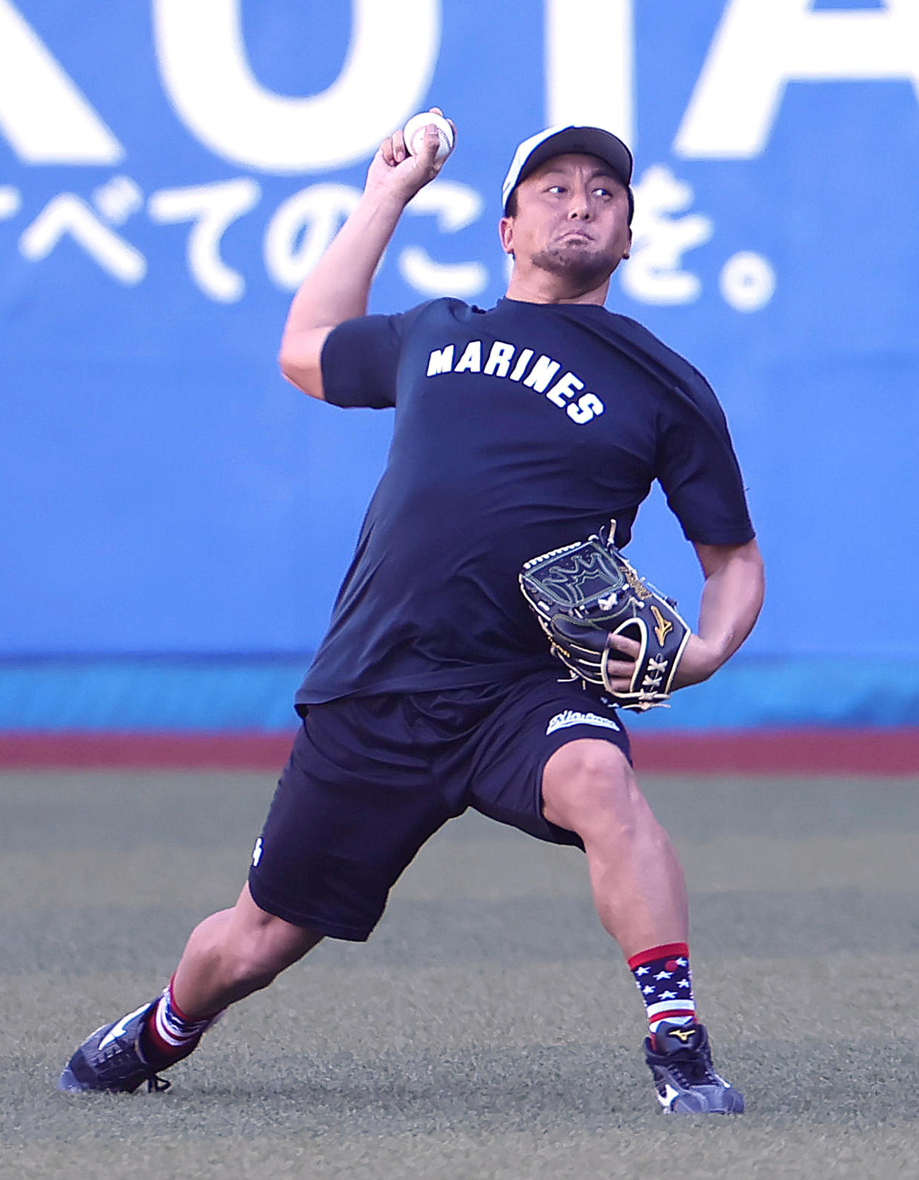 ロッテ沢村拓一（2023年9月撮影）