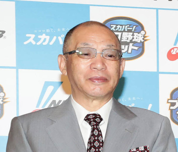 落合博満氏（2018年11月30日撮影）